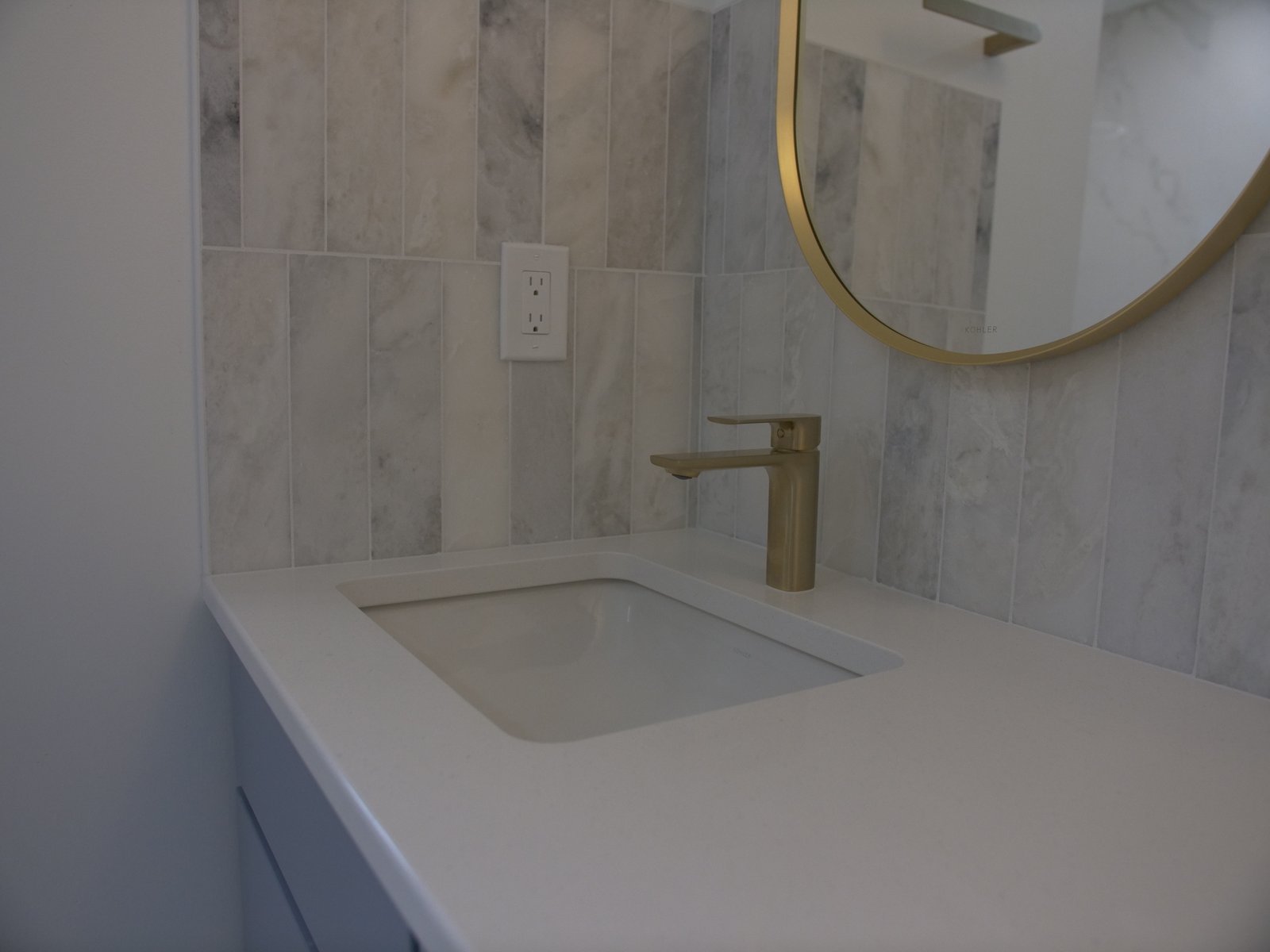 Finished bathroom remodel, Sapphire Remodeling project